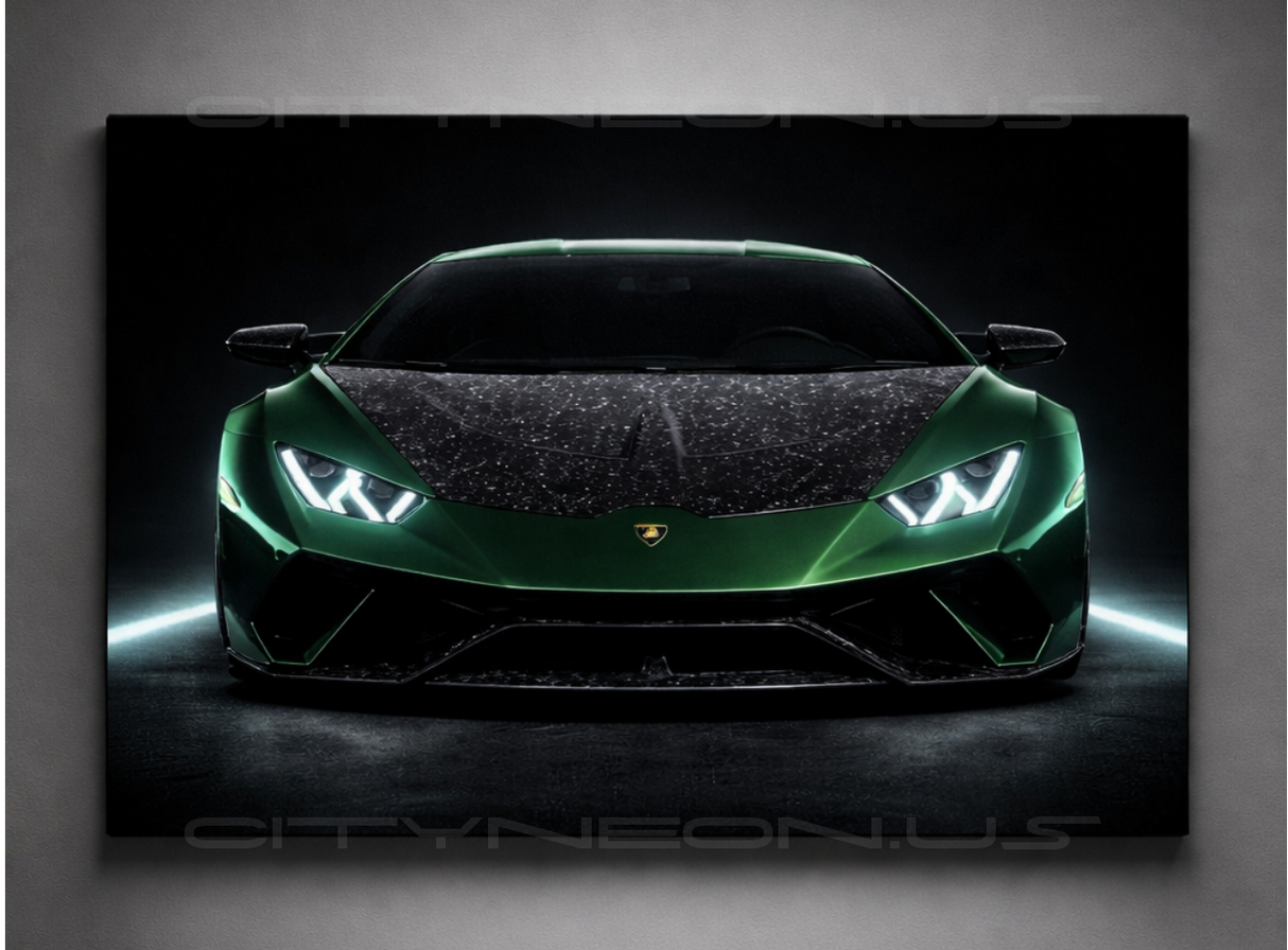 Custom Lamborghini Huracan Neon Sign – Perfect LED Wall Art for Ca Enthusiasts and Garage Decor