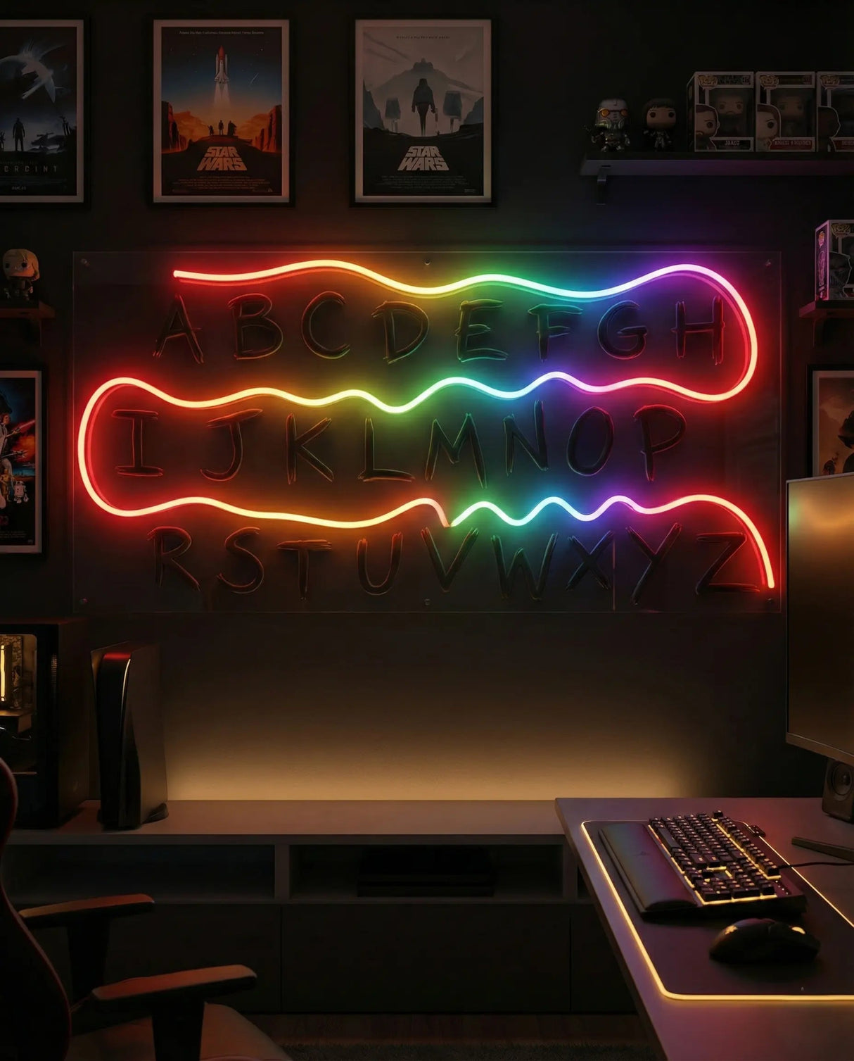 Alphabet LED Neon Wall Art - CityNeon
