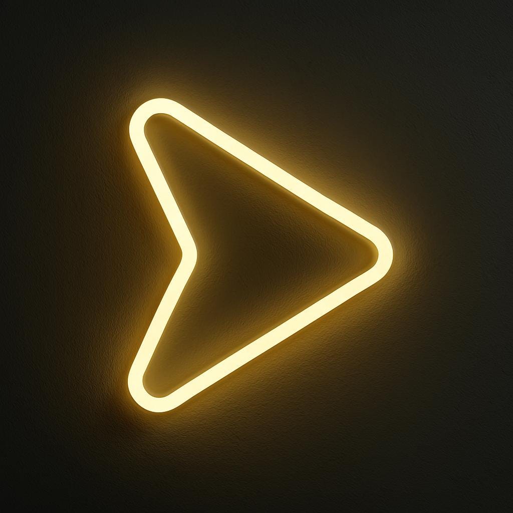 Arrow Neon Sign: LED Bar Light, Party Decor, Wayfinding - CityNeon