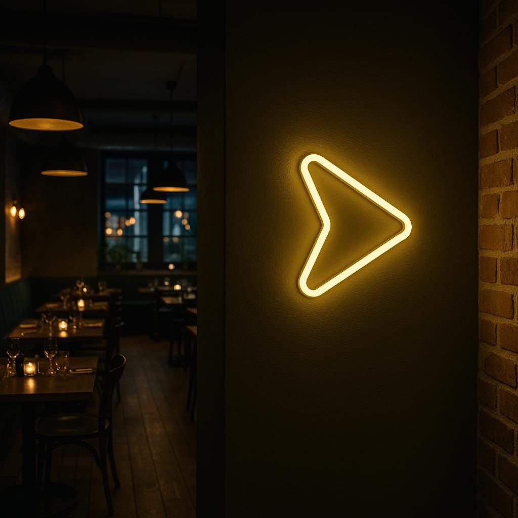 Arrow Neon Sign: LED Bar Light, Party Decor, Wayfinding - CityNeon