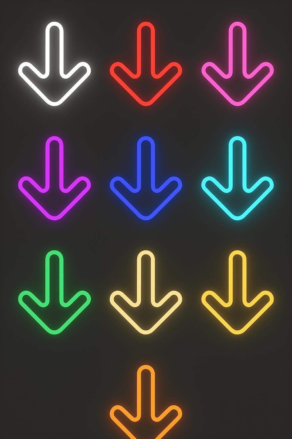 Arrow Neon Sign – LED Event Direction Light | Flashing Pointer Bar Sign | Party, Arcade, or Entrance Decor | Wayfinding LED Wall Art - CityNeon