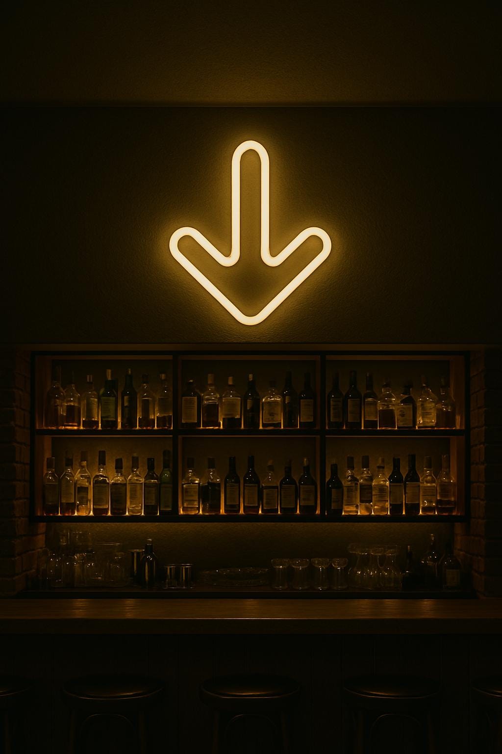 Arrow Neon Sign – LED Event Direction Light | Flashing Pointer Bar Sign | Party, Arcade, or Entrance Decor | Wayfinding LED Wall Art - CityNeon