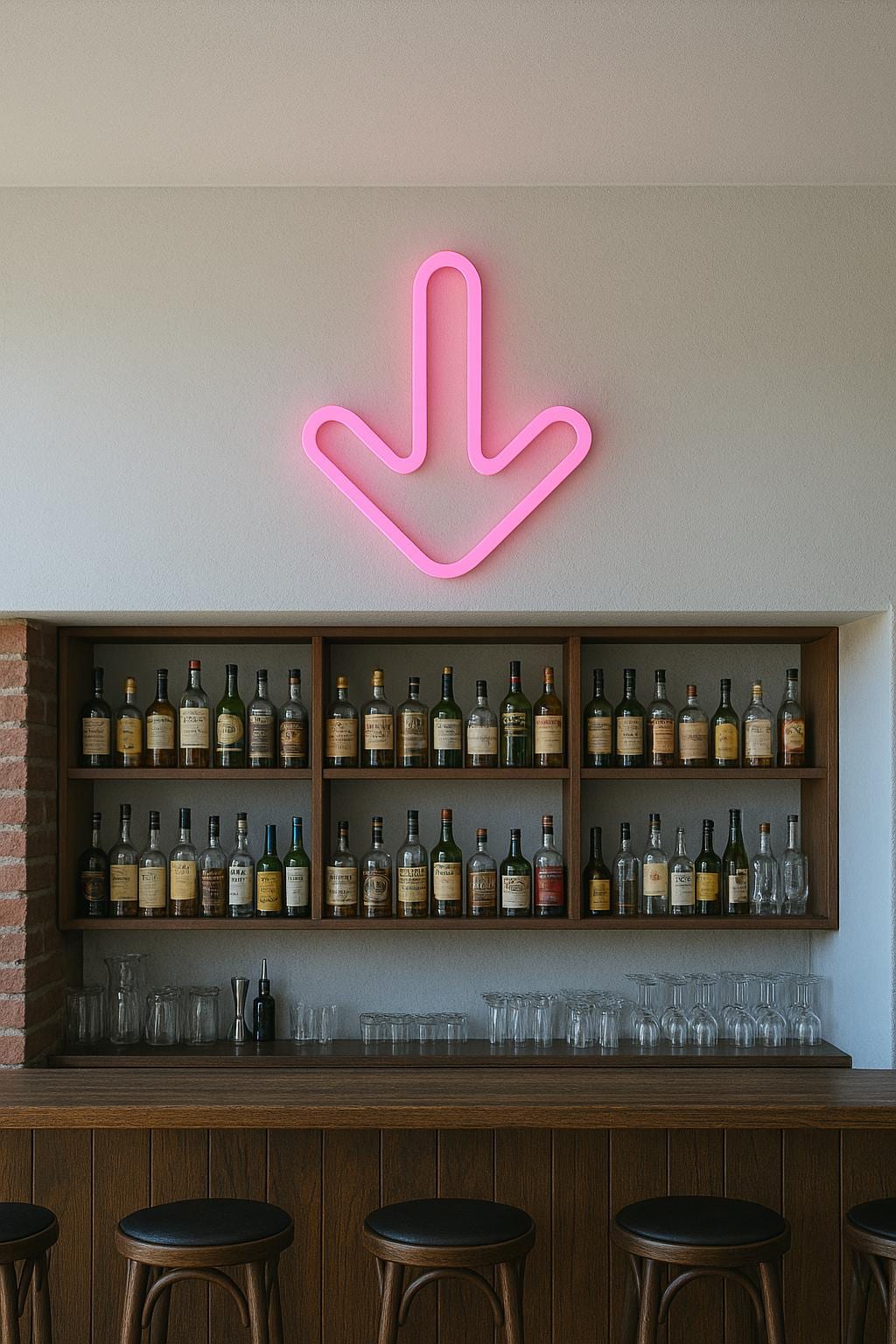 Arrow Neon Sign – LED Event Direction Light | Flashing Pointer Bar Sign | Party, Arcade, or Entrance Decor | Wayfinding LED Wall Art - CityNeon