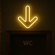 Arrow Neon Sign – LED Event Direction Light | Flashing Pointer Bar Sign | Party, Arcade, or Entrance Decor | Wayfinding LED Wall Art - CityNeon