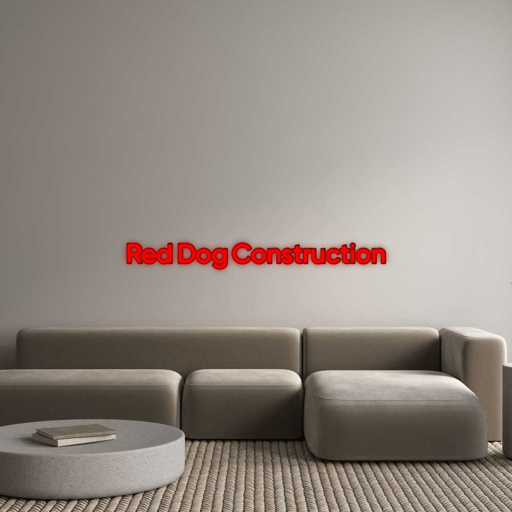 Custom Neon: Red Dog Constru... - CityNeon