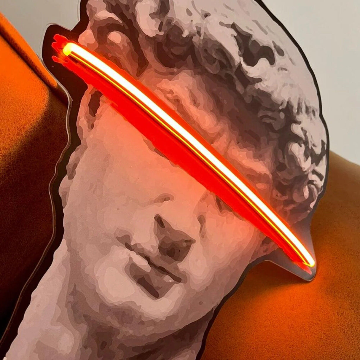 David Neon Sign - Contemporary Art Neon Sign for Modern Decor - CityNeon