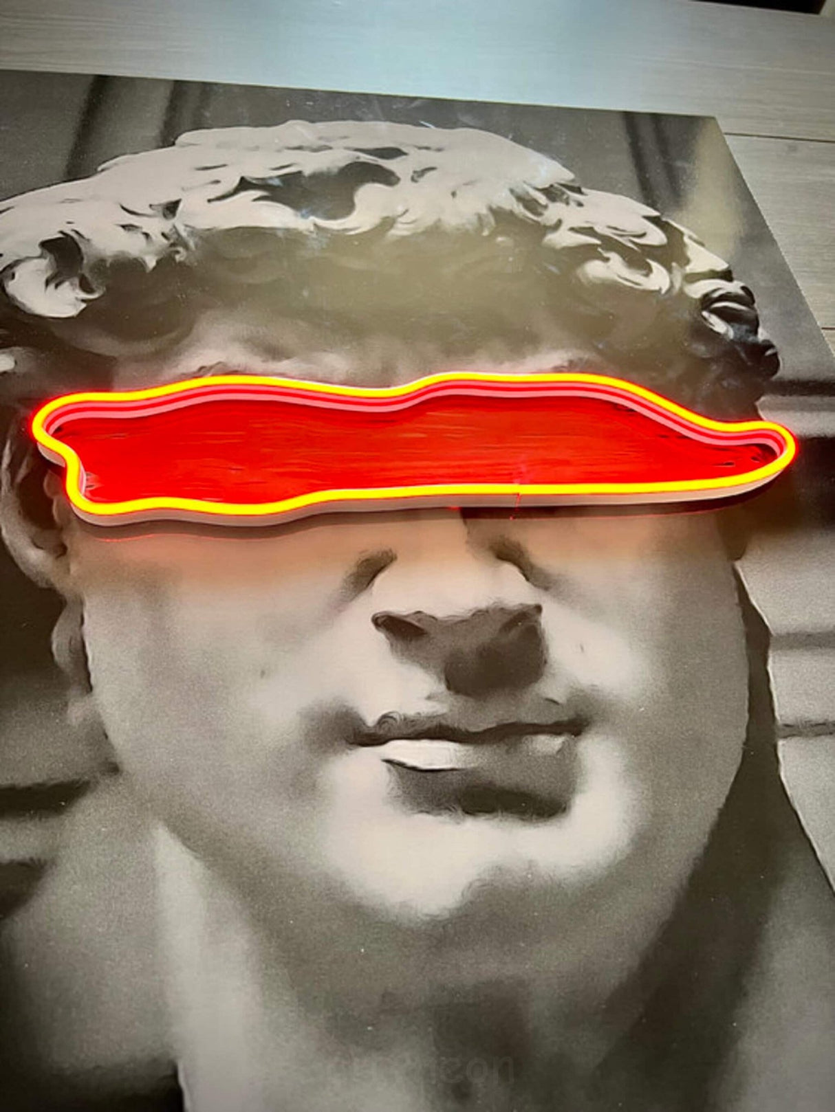 David Red Band Neon Sign - CityNeon