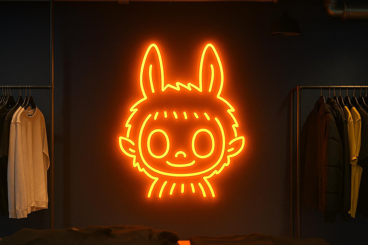 Friendly Monster LED Neon Sign – Cute Wall Light for Kids Room | Custom Cartoon Lamp | Soft Night Light for Boys & Girls | Nursery Decor - CityNeon