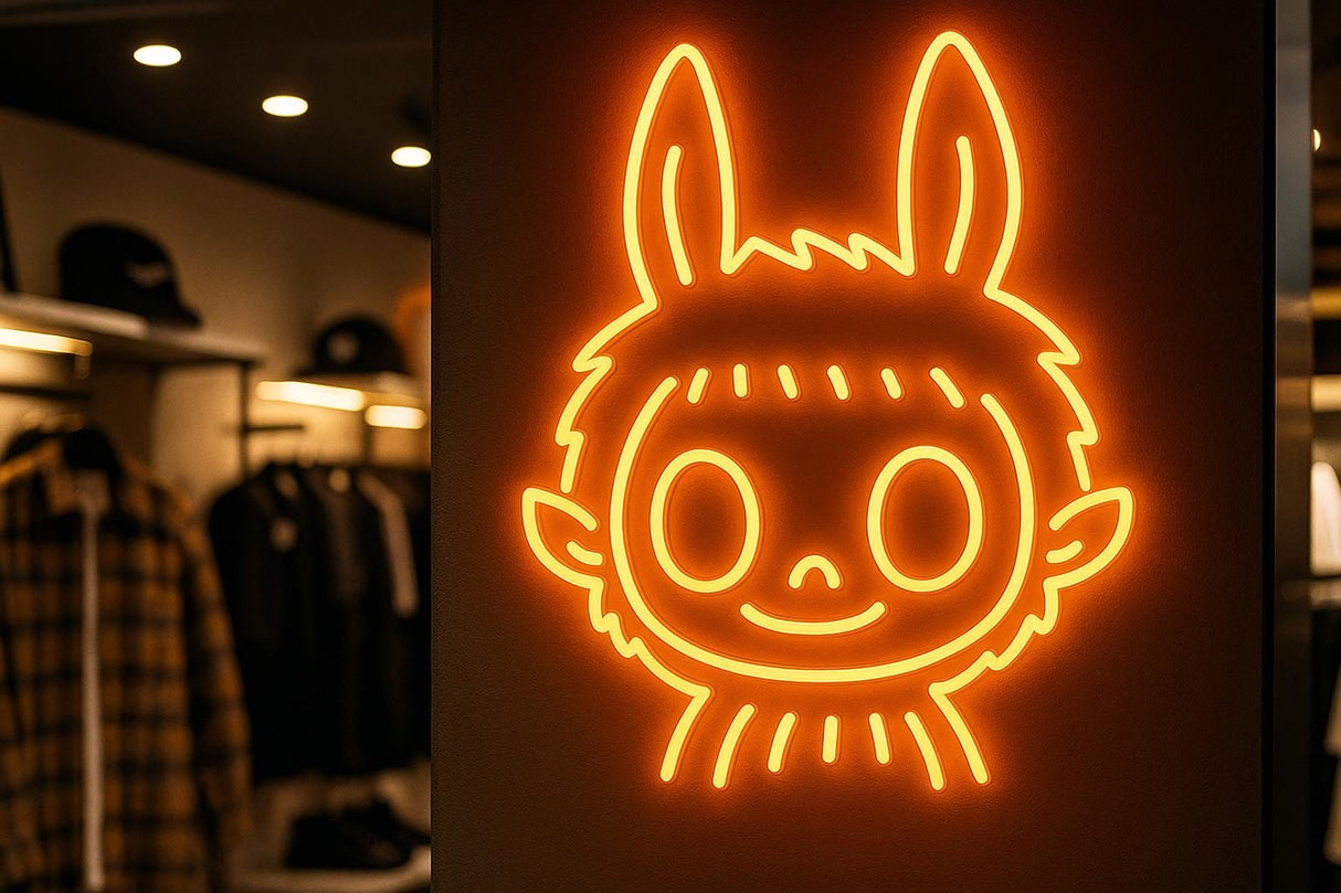 Friendly Monster LED Neon Sign – Cute Wall Light for Kids Room | Custom Cartoon Lamp | Soft Night Light for Boys & Girls | Nursery Decor - CityNeon