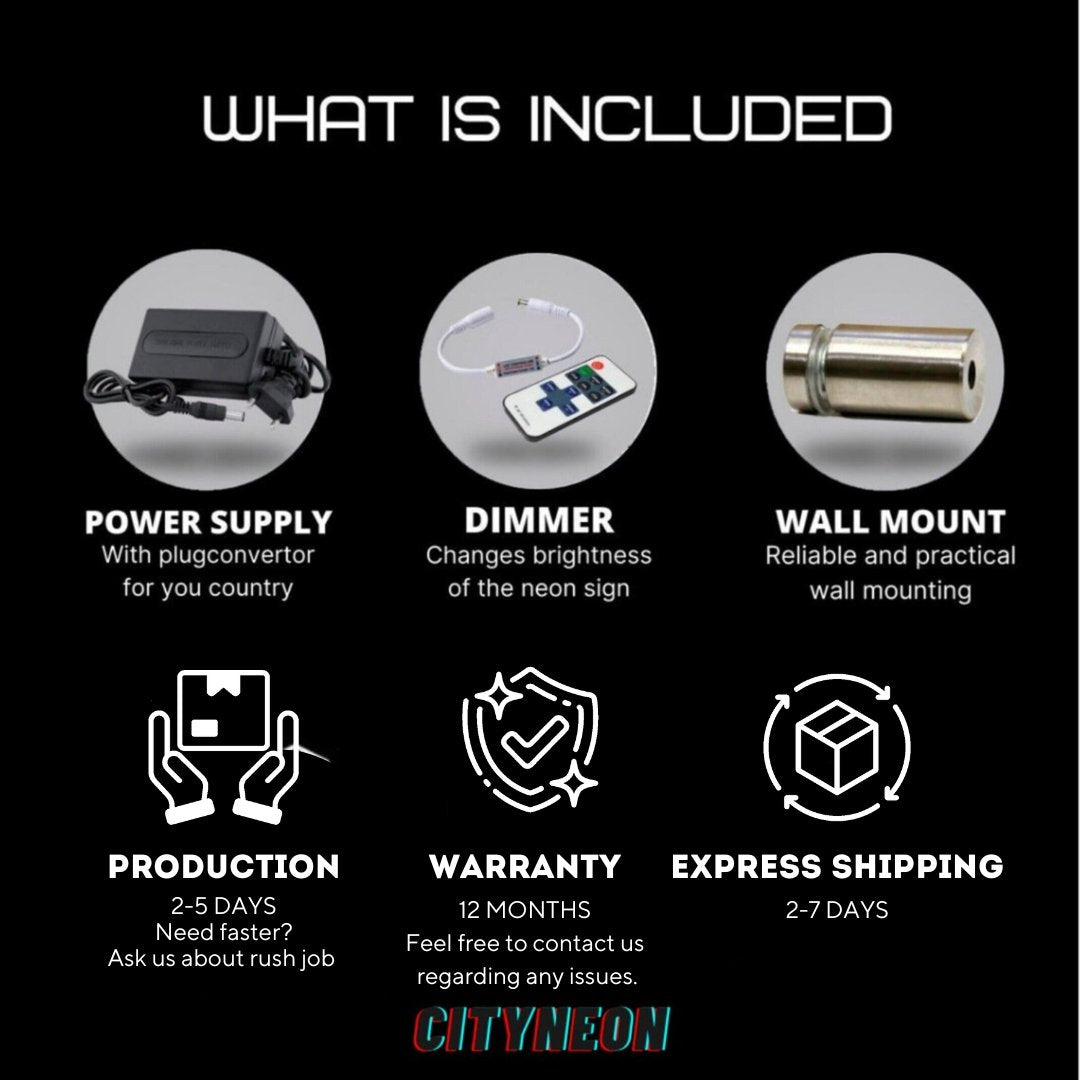 Neon Painting Art – Custom LED Neon Sign Wall Art for Modern and Vintage Decor - CityNeon