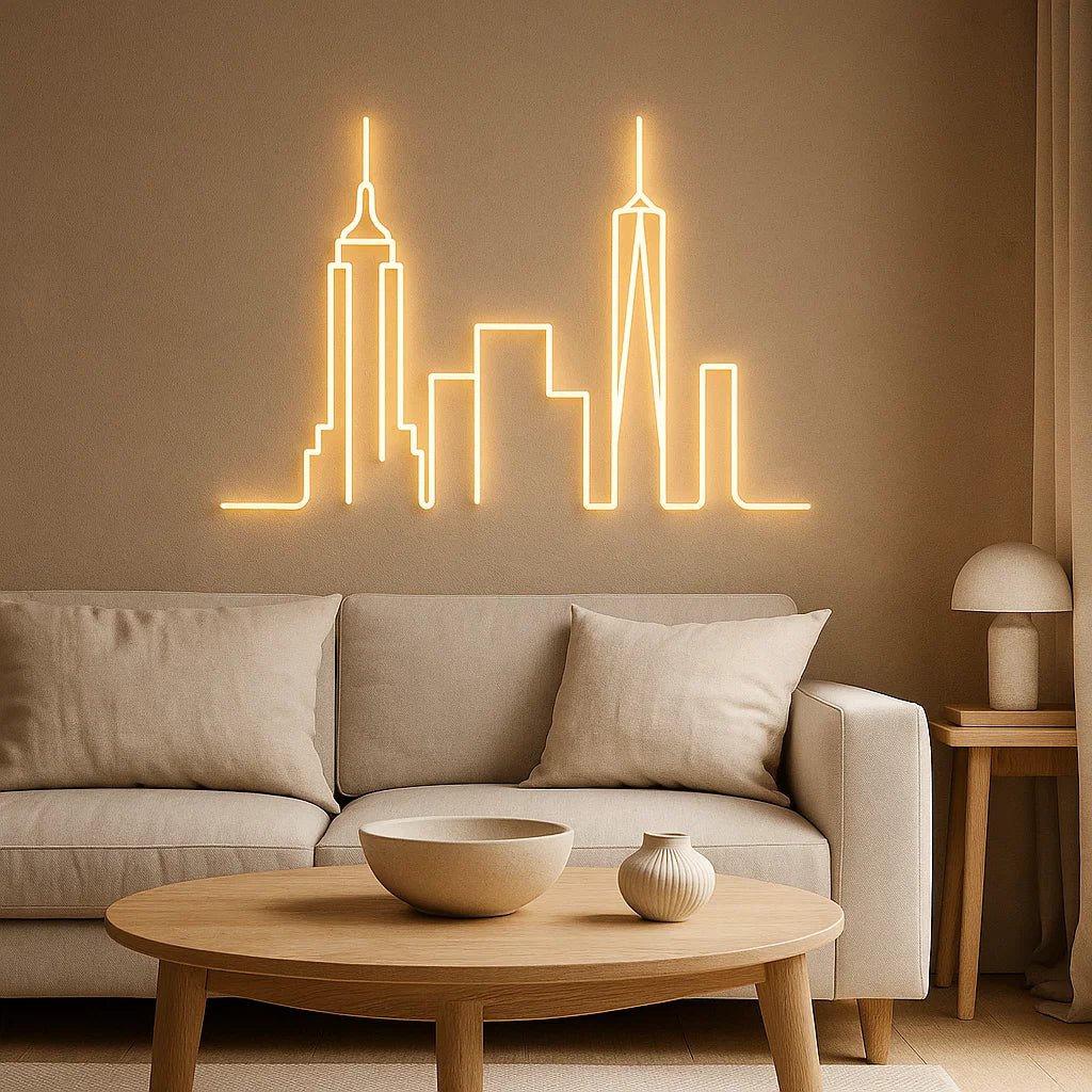 New York City Skyline Neon Sign - CityNeon