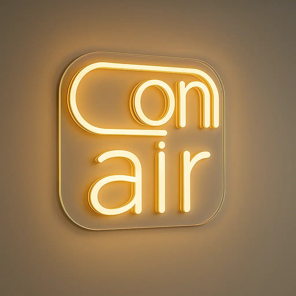 On Air LED Neon Sign – Modern Wall LED Light - CityNeon