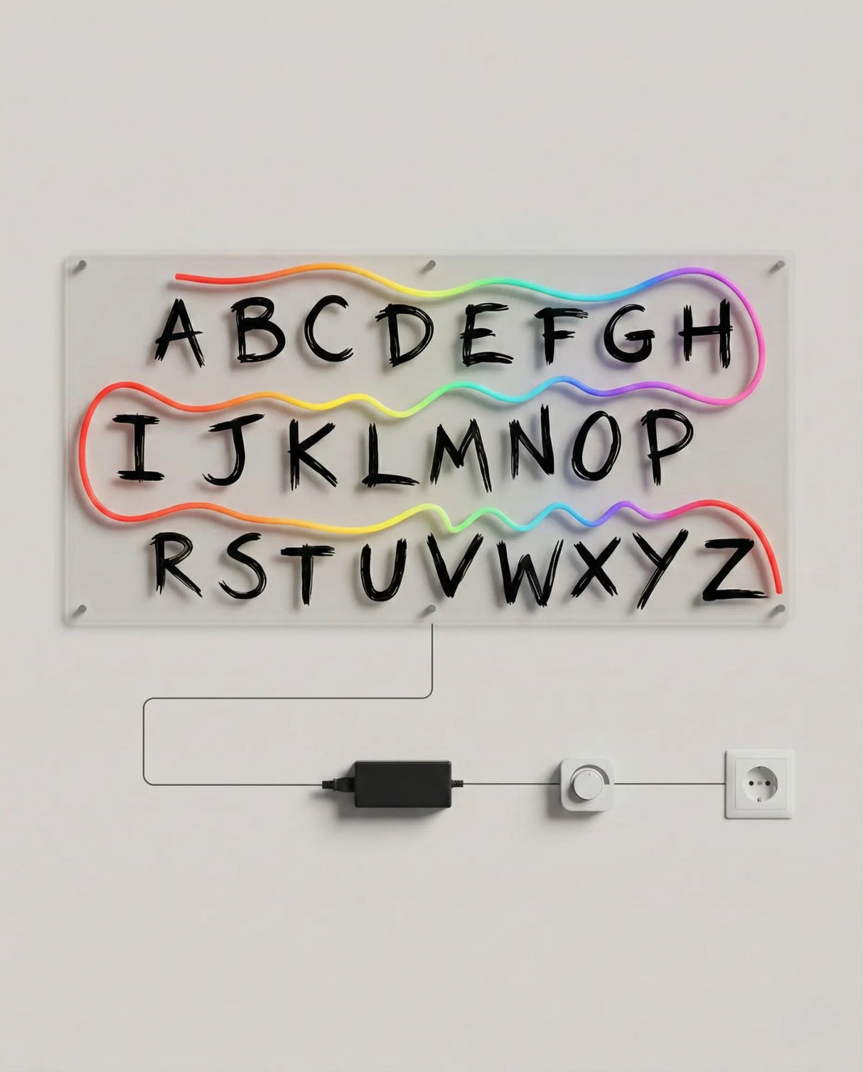 Alphabet LED Neon Wall Art - CityNeon