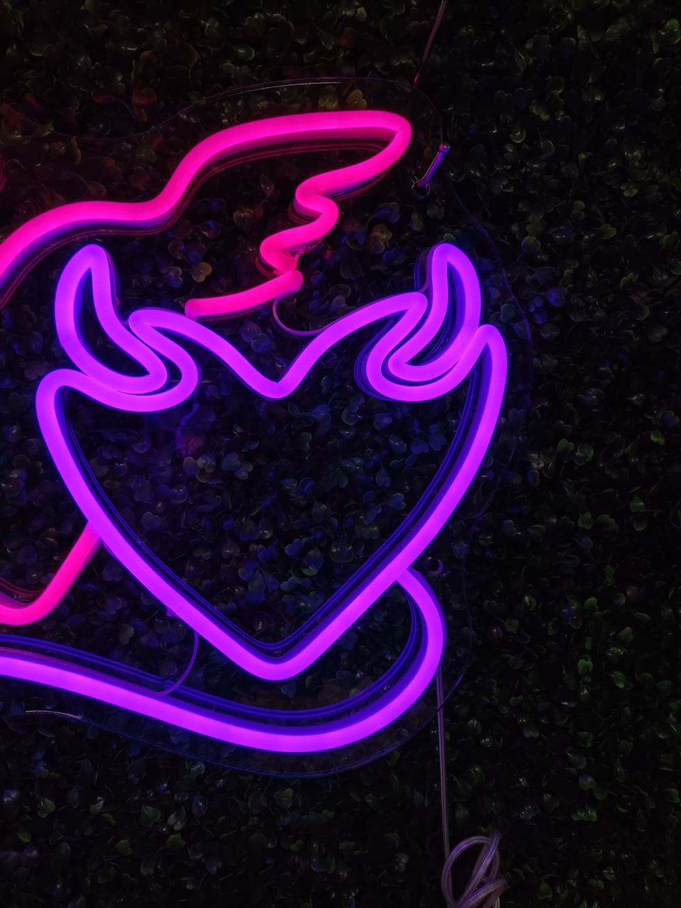 Angel and Devil Neon Sign – Custom Heart Neon Sign for Weddings and Bedroom Decor - CityNeon