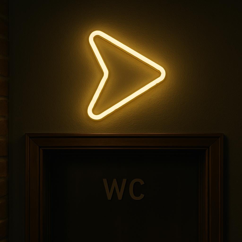 Arrow Neon Sign: LED Bar Light, Party Decor, Wayfinding - CityNeon