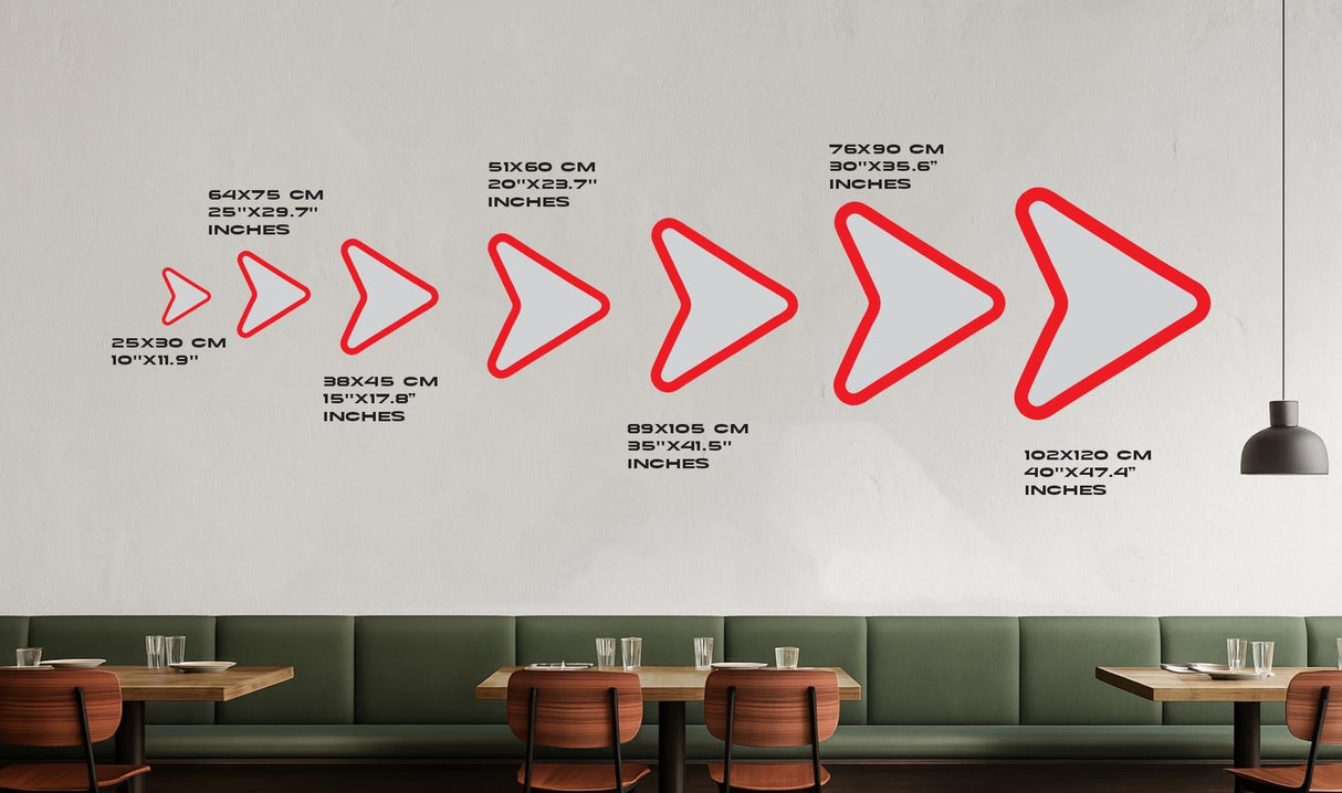 Arrow Neon Sign: LED Bar Light, Party Decor, Wayfinding - CityNeon