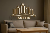 Austin City Skyline Neon Sign - CityNeon