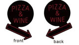 Bar and Wine outdoor hanging sign - CityNeon