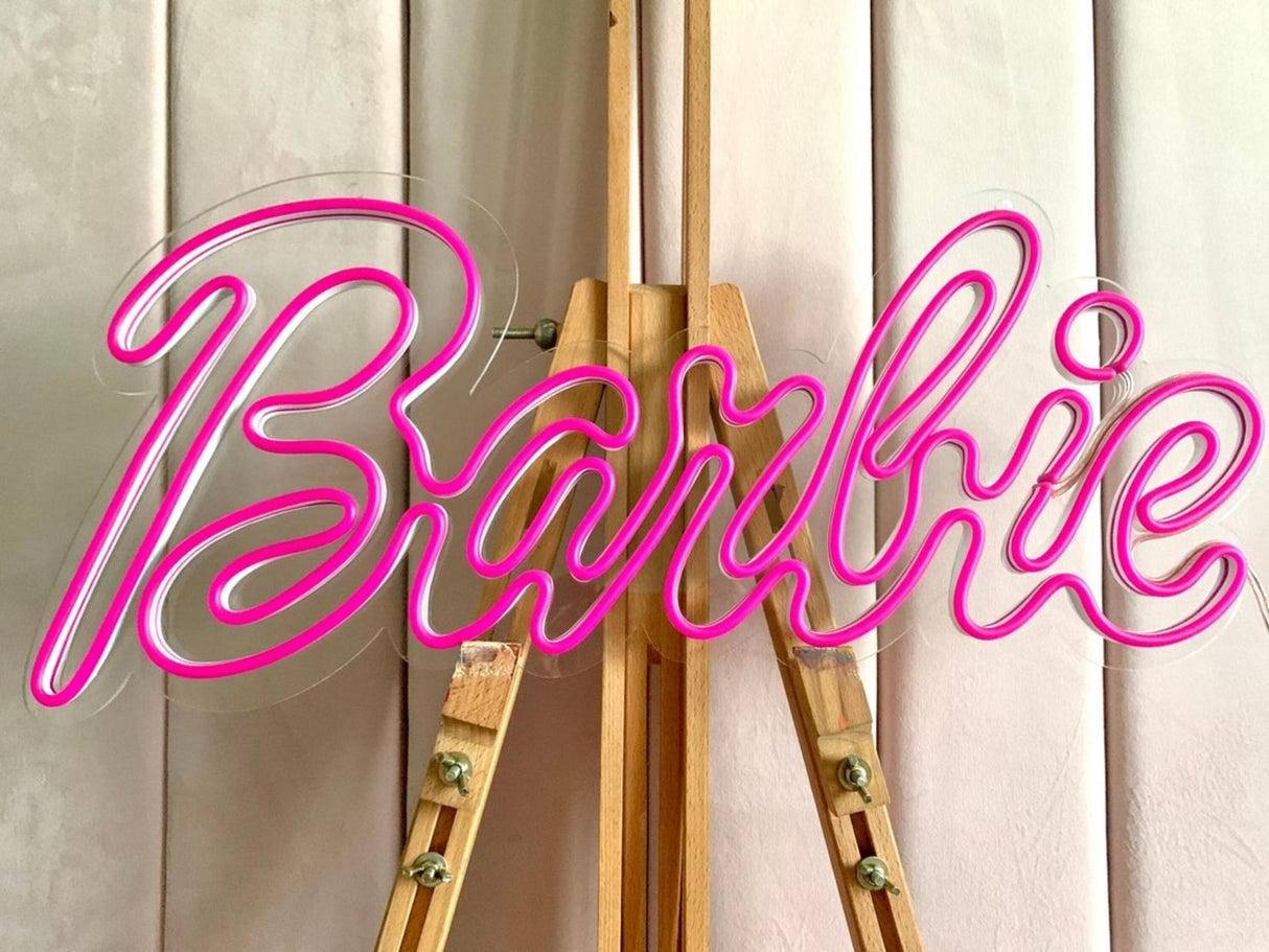 Barbie Text LED Neon Sign | Girls Neon Sign | Beauty Salon Decor - CityNeon