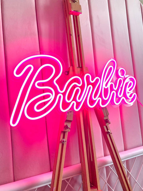 Barbie Text LED Neon Sign | Girls Neon Sign | Beauty Salon Decor - CityNeon