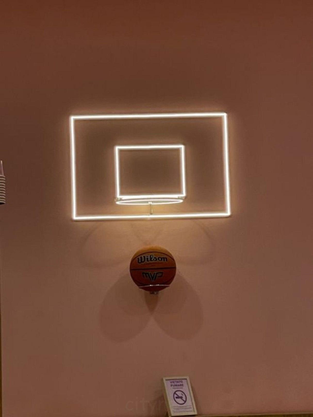 Basketball Hoop LED Neon Sign - CityNeon