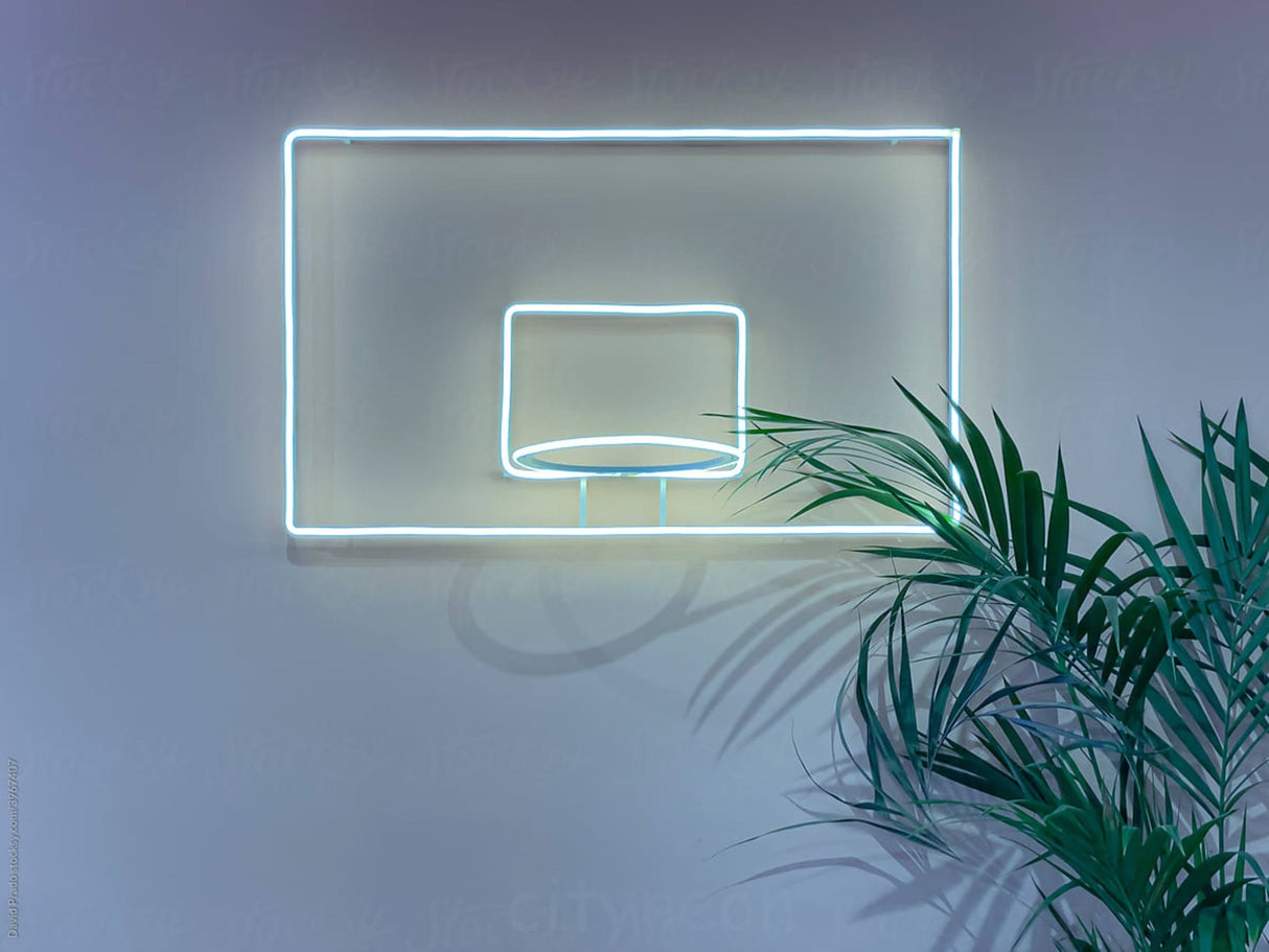 Basketball Hoop LED Neon Sign - CityNeon