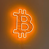 Bitcoin Wall Art neon sign - Handcrafted LED Neon Lamp for Crypto Enthusiasts and Traders - Custom Crypto Wall Art for Bedroom, Office, Home - CityNeon