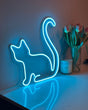 Cat Neon Light Sign: Unique Bedroom Decor - Pet Lover Gift | Nursery Wall Decor - Kids Room Ornament, Bedside Custom Lamp Gift, Cool Light - CityNeon