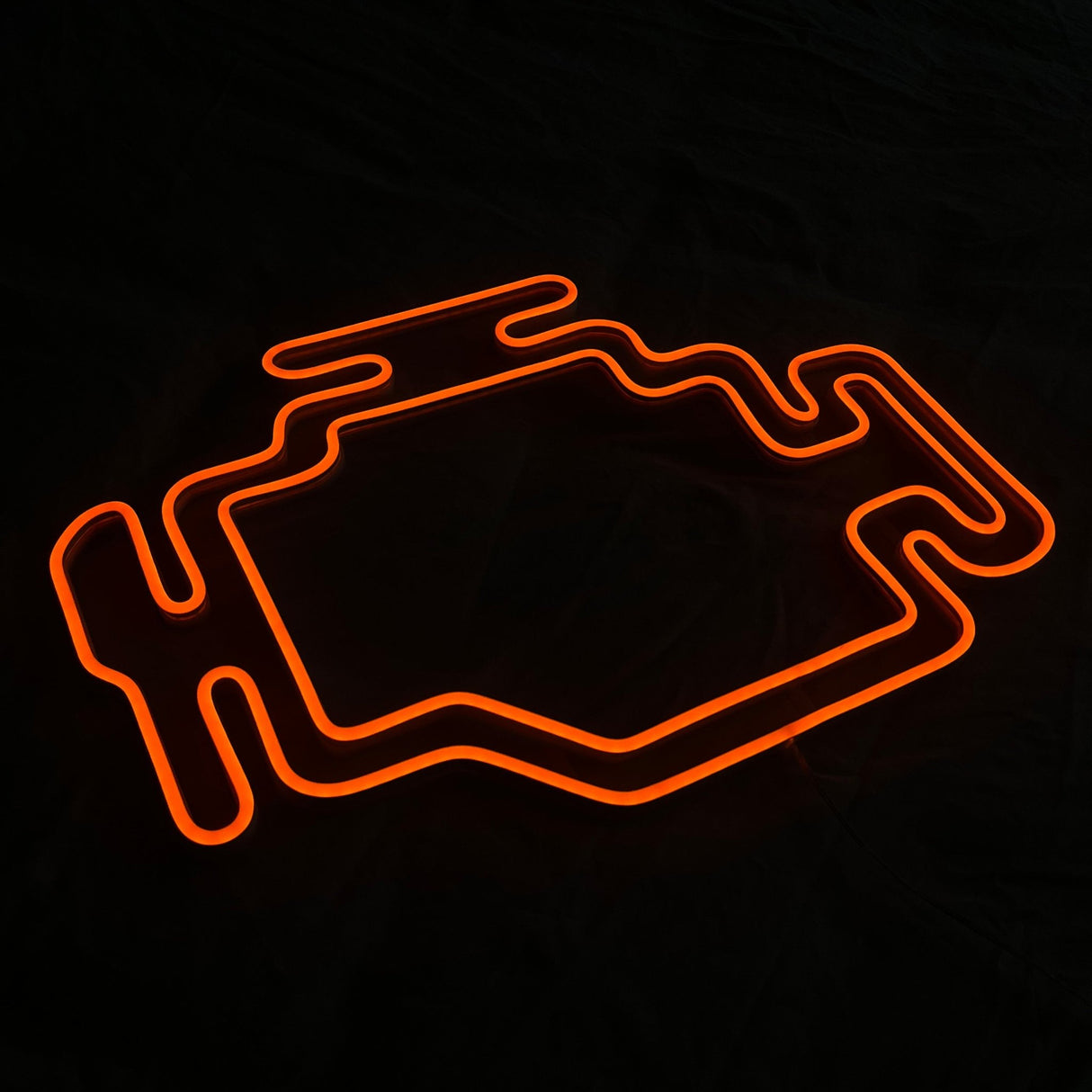 Check Engine Neon Sign - Garage Wall Sign, Gift for Dad, Man Cave Neon Lamp - CityNeon