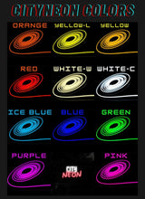 Colored Аngel wings and halo neon sign - Restaurant Decor and Event Decoration - CityNeon