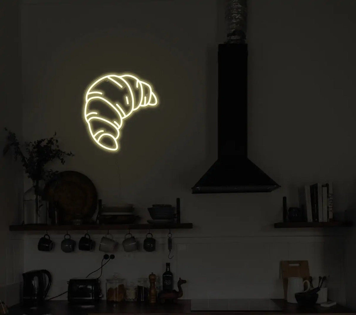 Croissant Sign Neon Croissant Sign | Order Custom croissant neon sign at cityneon.us