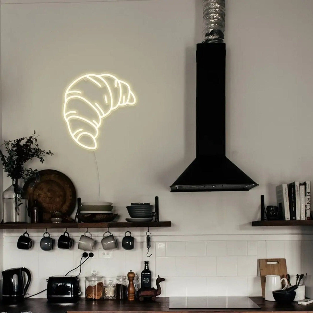 Neon Croissant Sign | Order Custom croissant neon sign at cityneon.us
