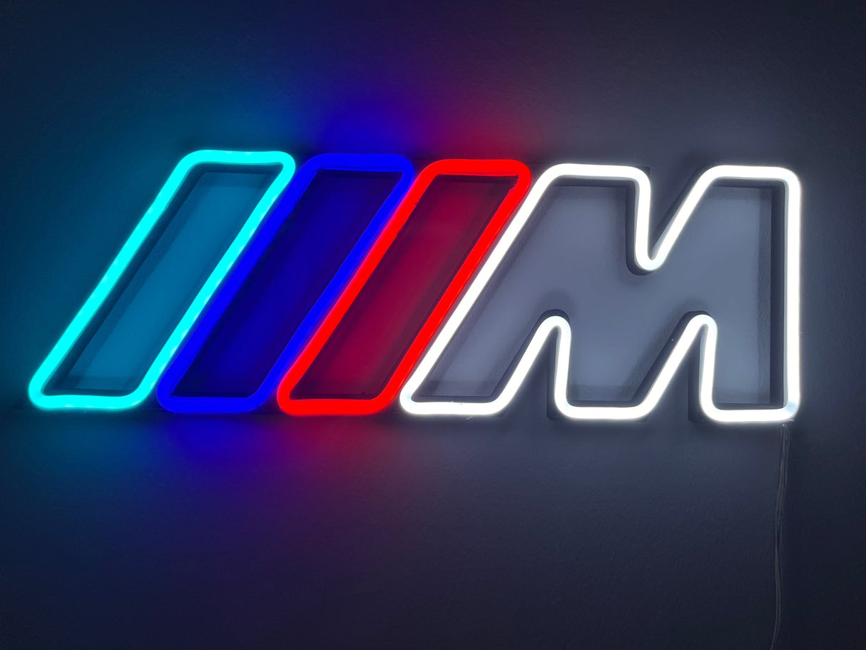 Custom BMW M Series Neon Sign – Perfect LED Wall Art for BMW Enthusiasts and Garage Decor - CityNeon