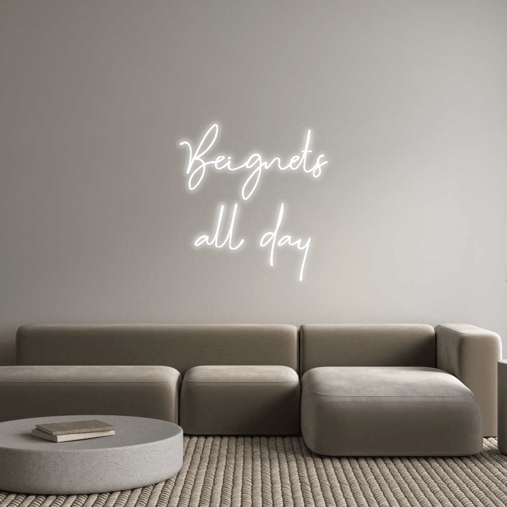 Custom Neon: Beignets all da... - CityNeon