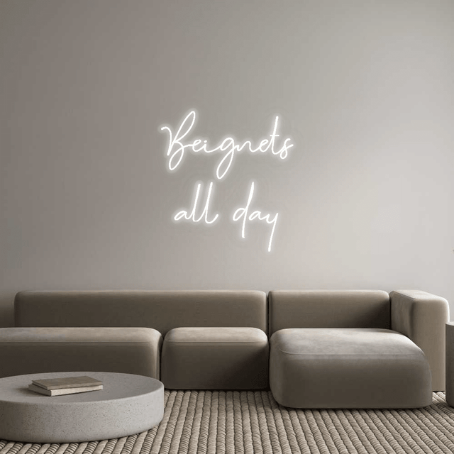 Custom Neon: Beignets all da... - CityNeon