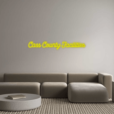 Custom Neon: Cass County Fac... - CityNeon