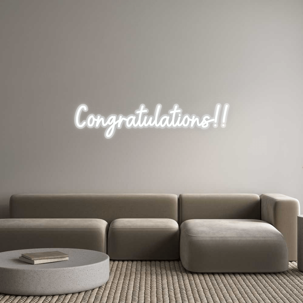 Custom Neon: Congratulations... - CityNeon