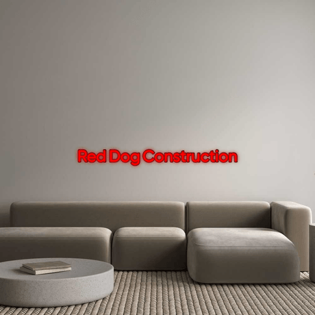 Custom Neon: Red Dog Constru... - CityNeon