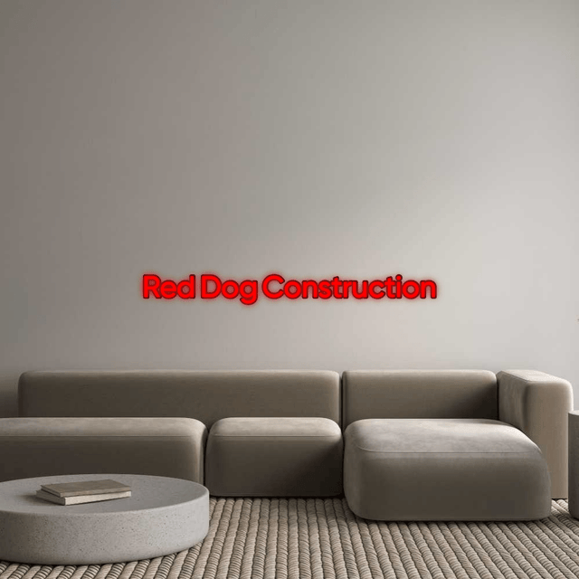 Custom Neon: Red Dog Constru... - CityNeon