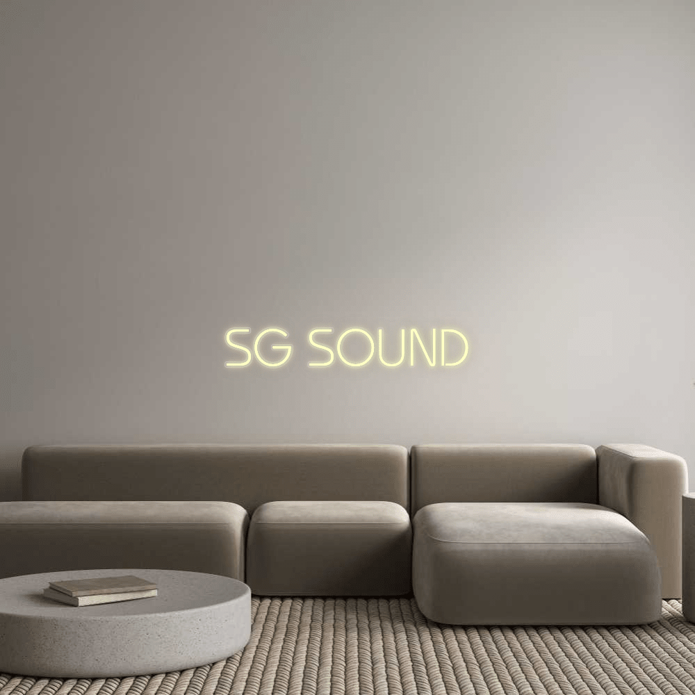 Custom Neon: SG SOUND - CityNeon