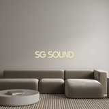 Custom Neon: SG SOUND - CityNeon
