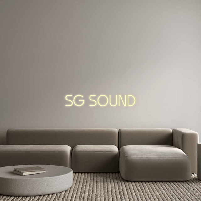 Custom Neon: SG SOUND - CityNeon