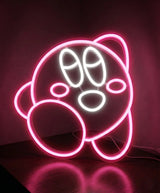 Cute Anime Neon Sign – Kirby - Inspired LED Neon Light for Kids Room & Gaming Setup - CityNeon