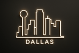 Dallas City Skyline Neon Sign - CityNeon