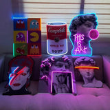 David Bowie Fan LED Neon Sign - CityNeon