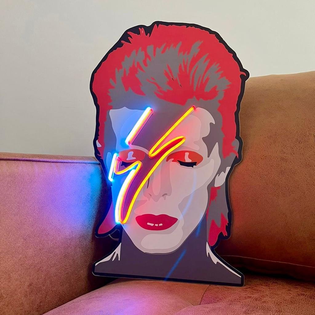 David Bowie Neon Sign | Eye-Catching Neon Designs Perfect for Any