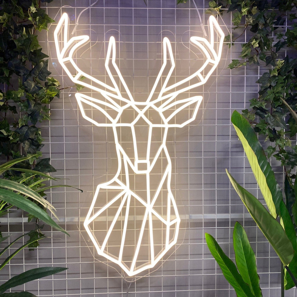 Deer Neon Sign - ReinDeer Neon Light 28x18" inches - CityNeon