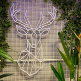 Deer Neon Sign - ReinDeer Neon Light 28x18" inches - CityNeon