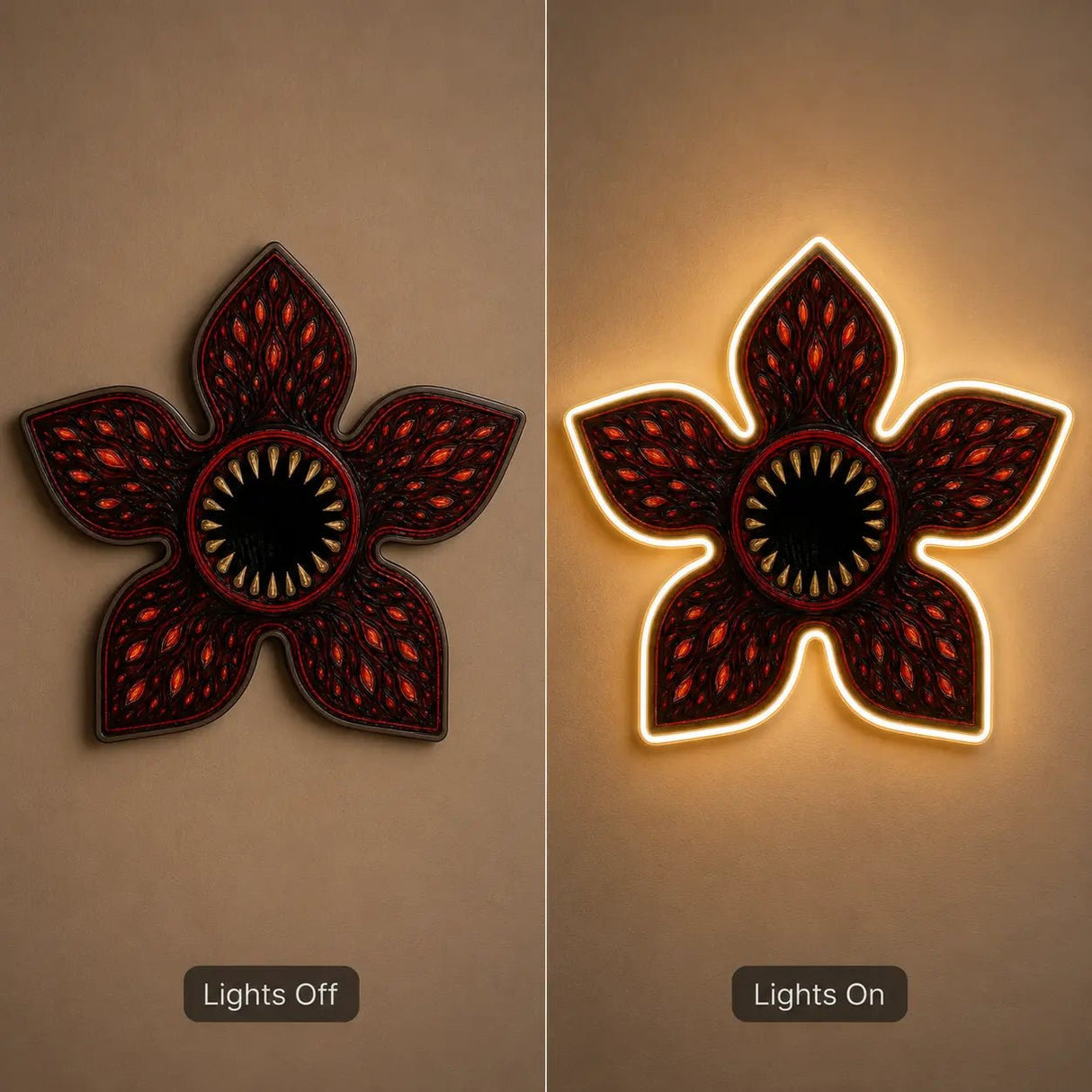 Demogorgon Flower LED Neon Sign - CityNeon
