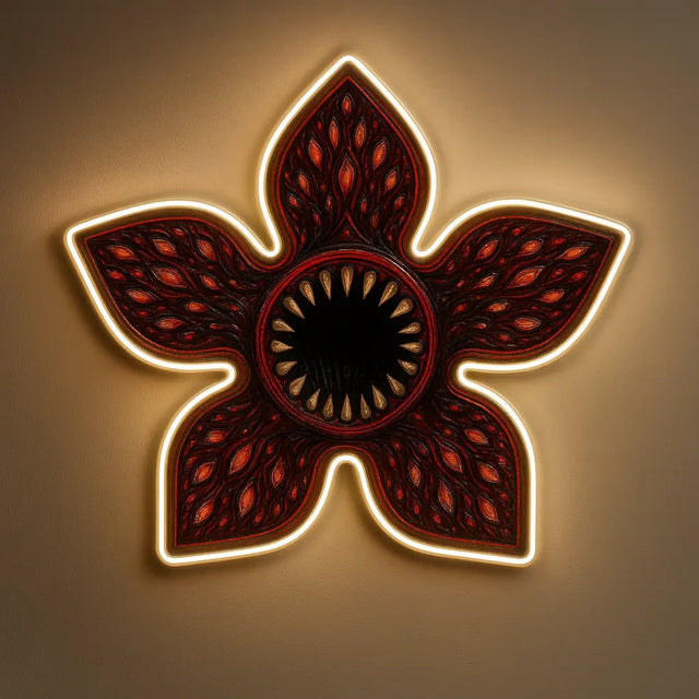 Demogorgon Flower LED Neon Sign - CityNeon